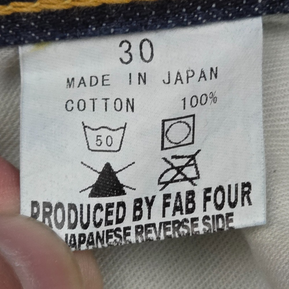 Skull Jeans x An Alchemist Produced x Fab Four 30x29 Japan Selvedge Denim 507XX - Picture 8 of 14